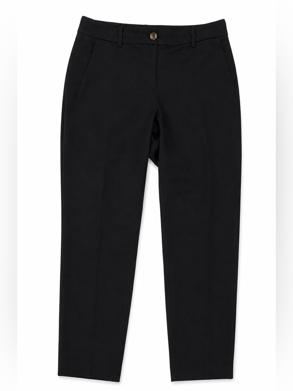 J.Crew Black Ankle Pants Stretch Career Business Casual Size 10